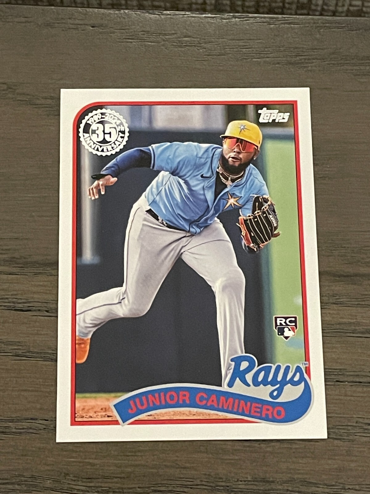 2024 Topps Update 1989 Topps Junior Caminero #89US-16 Tampa Bay Rays