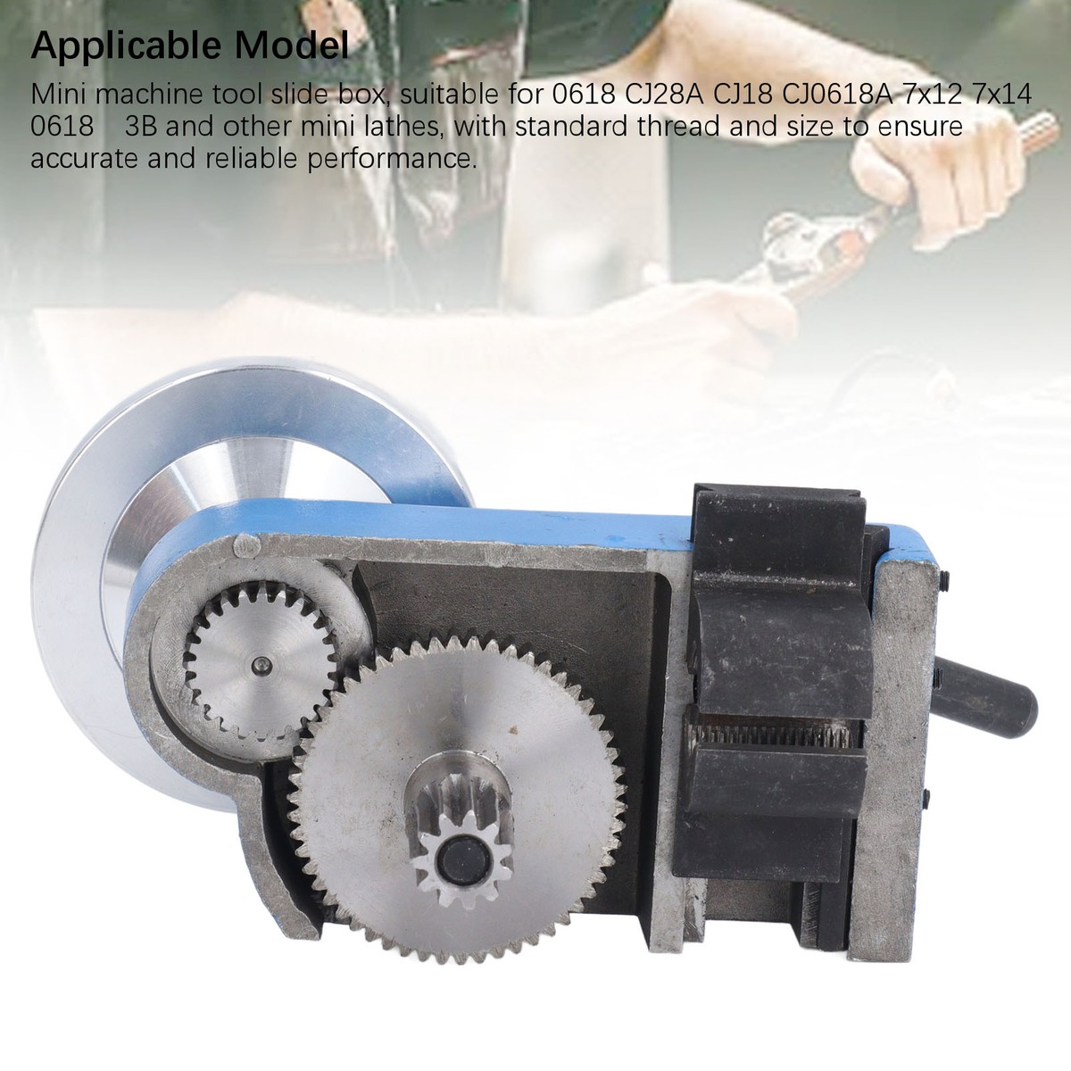Lathe Slide Carriage Mini Machine Tool Slide Box For 0618 CJ18