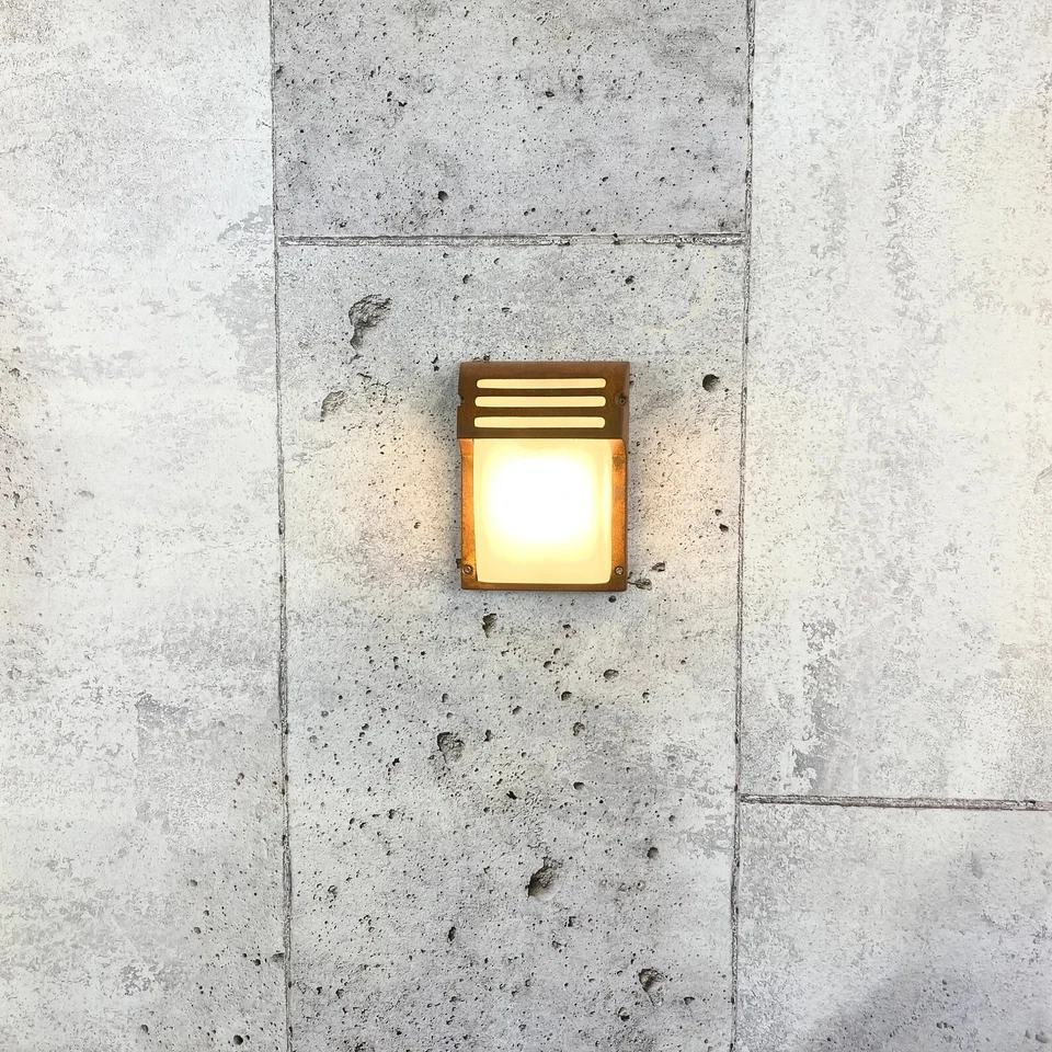 Außenleuchte Wandlampe Wandleuchte Wandstrahler Gartenfassung Rost Edelrost 566 - Bild 2 von 4