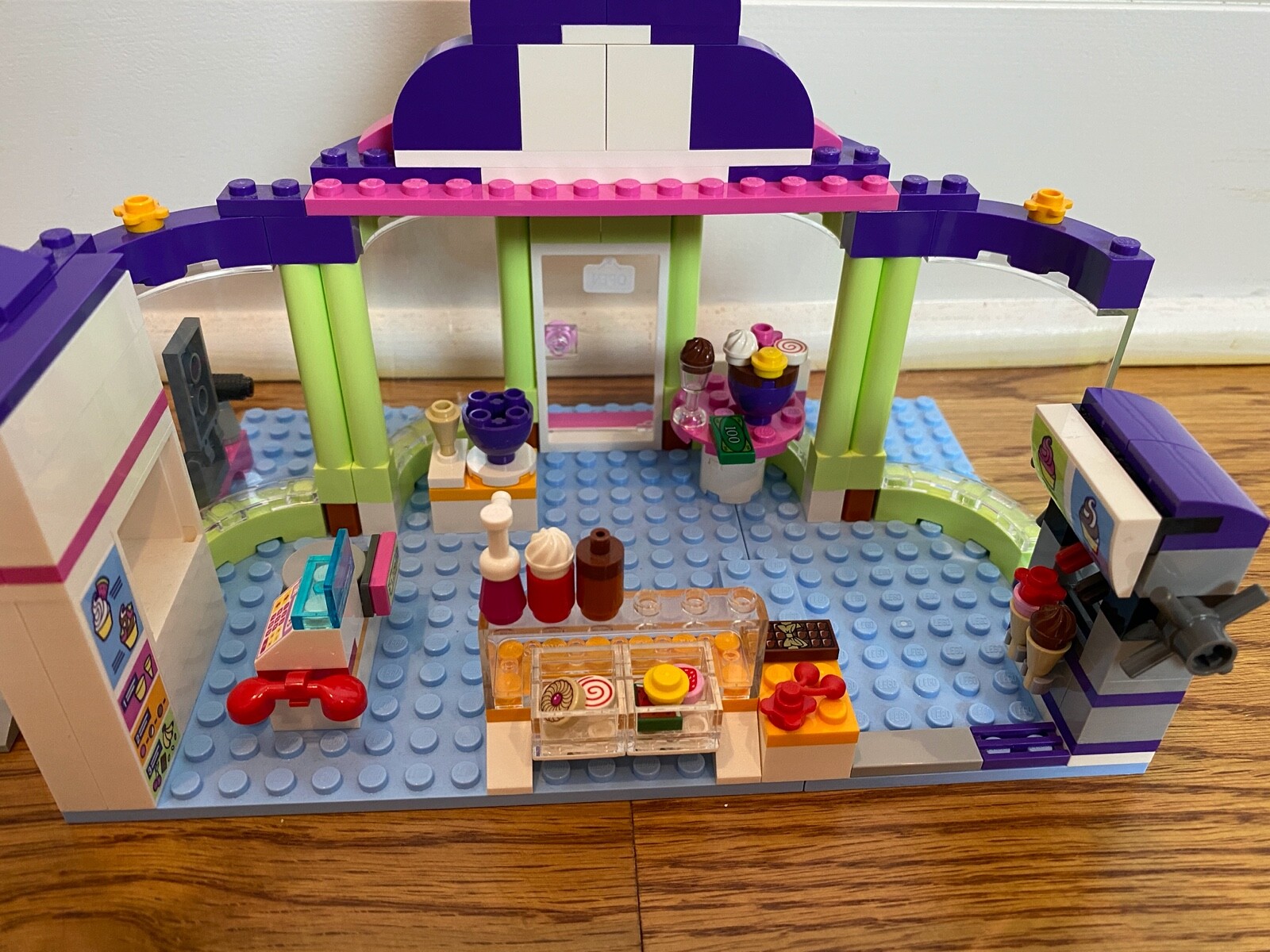 lego friends frozen yogurt shop