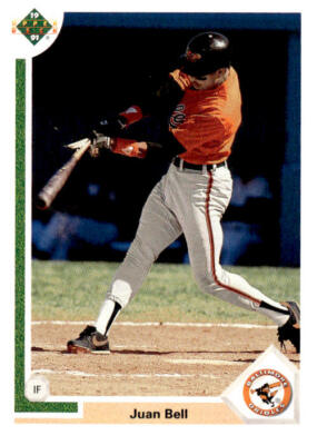 1991 Upper Deck Final Edition #59F Juan Bell Baltimore Orioles