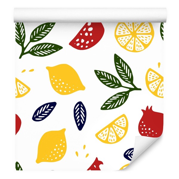 10M Vlies Tapeten Rollen Xxl Obst Zitrone Essen KüChe 6371-image