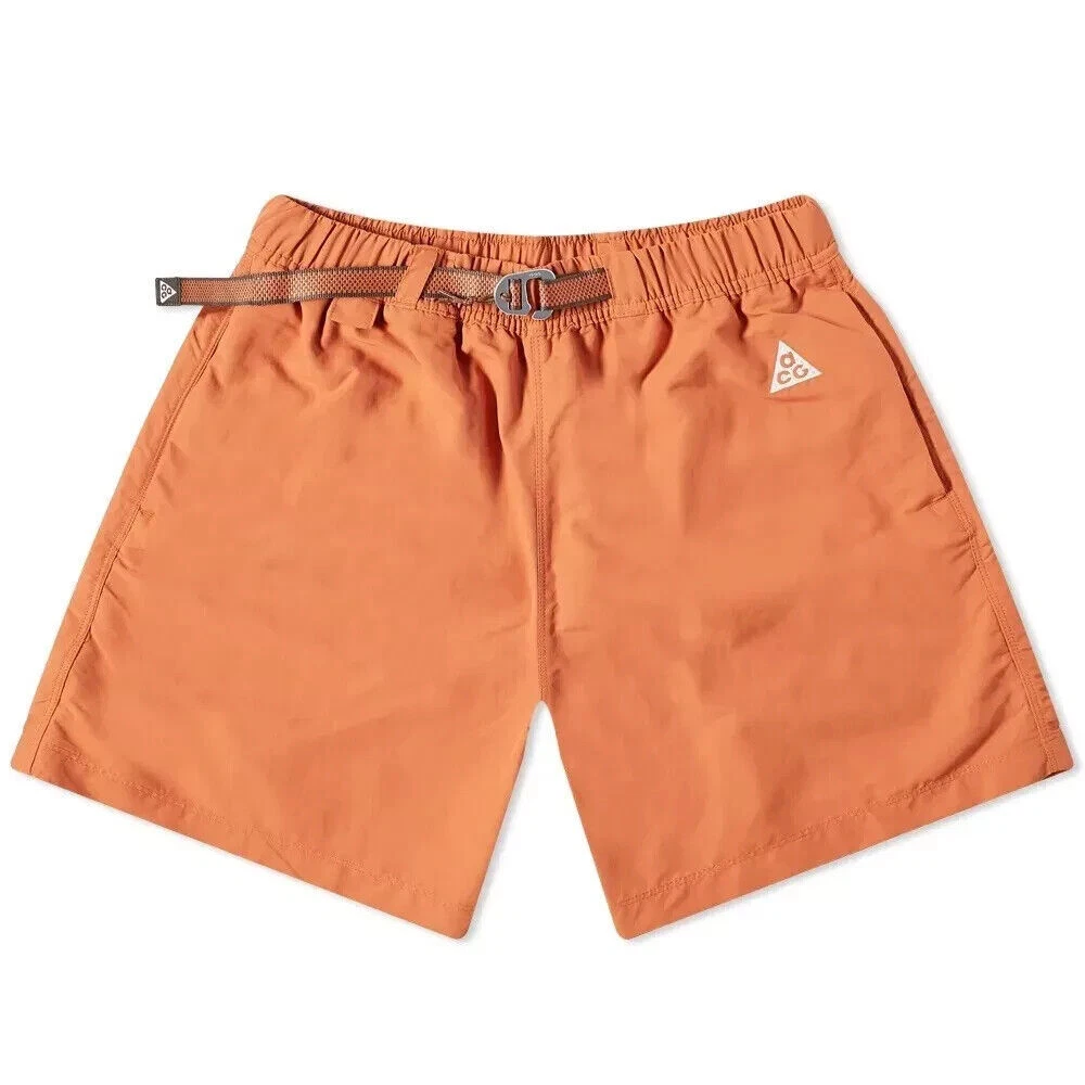 Nike ACG Trail Shorts Summit White Men’s Sz XL CZ6704-672 Rust Oxide