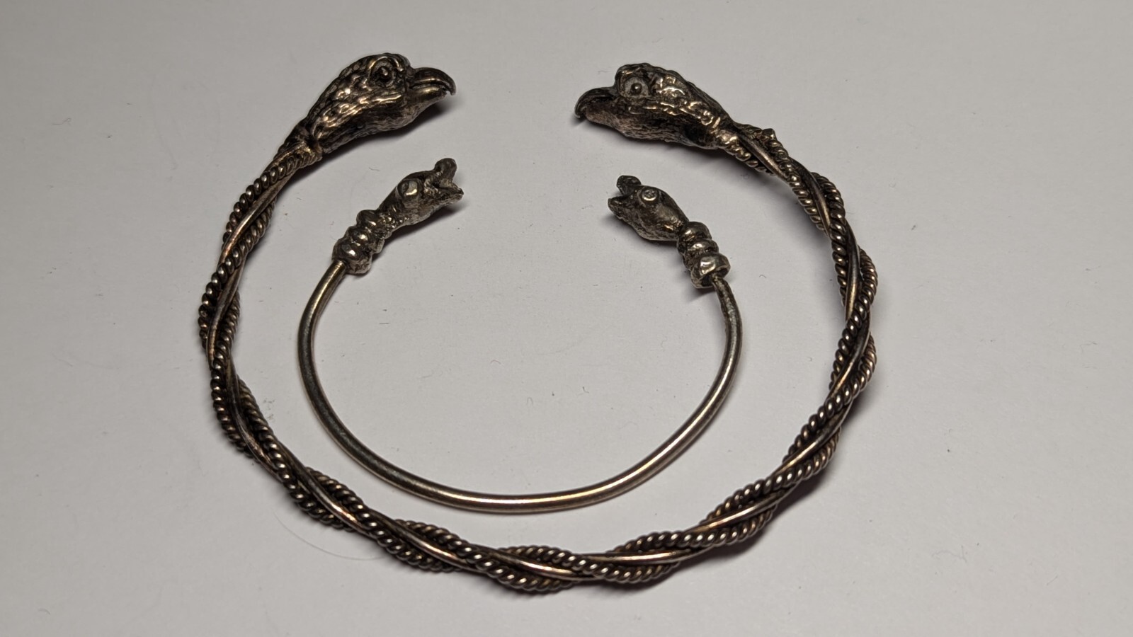 VINTAGE EAGLE BANGLE BRACELETS - image 13