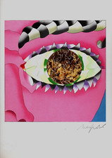 UGO NESPOLO " La VISTA " fotolitografia firmata a matita e numerata Bolaffi Arte