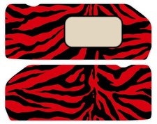Driverpassenger Car Sun Visor Covers Fits Chevy Monte Carlos 00-05 Zebra Design Driverpassenger Car Sun Visor Covers Fits Chevy Monte Carlos 00-05 Zebra Design