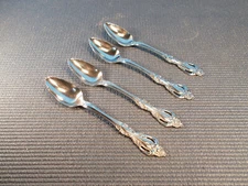 Imperial Stainless Flatware Chalmette Pattern  4 Fruit/Orange Spoons 6 1/4"