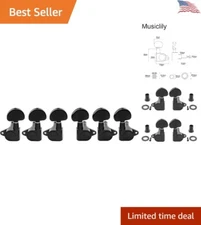 Sealed Guitar Tuning Pegs - 3+3 Epi Style - Les Paul Epiphone Electric Guitar