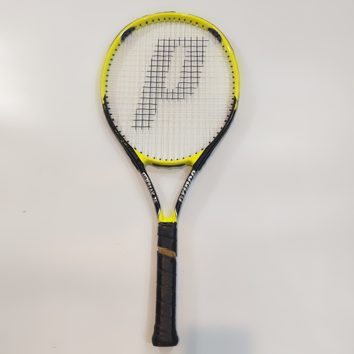 prince コンパクトタイプ テニスチェア Prince Air Freak 26 Over Size Tennis Racket 40-55 LB Black Yellow