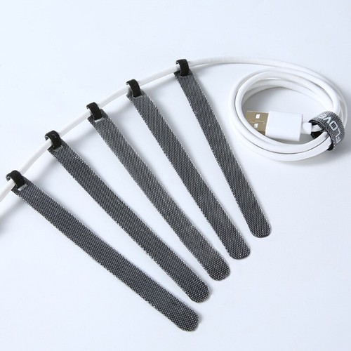 20PCS Nylon Earphone Charging Cable Holder Tie Wire Management Cord Organizer - Afbeelding 2 van 8