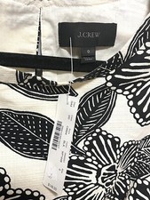 J. Crew Polynesian Print Bohemian Fit & Flare Dress C6604 Womens Size 0 NWT