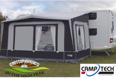 Camptech Count DL Seasonal Wohnwagen Gestängewohnwagen Ganzjahres Veranda Vorzelt