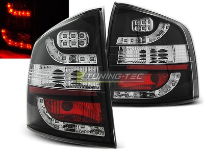 Takavalot for Skoda OCTAVIA 2 II Kombi 04-Musta LEDille LDSK02WL XINO US