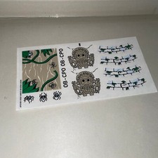 Lego Indiana Jones Original Sticker Sheet from Temple Escape Set 7623