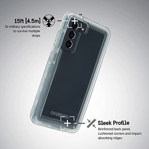 Pelican Voyager Series - Samsung Galaxy S21 FE Case [Wireless Voyager Clear - Picture 5 of 7