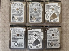 9 LOT Hitachi Laptop Hard Drives Thin HDD 2.5" 320gb-500gb 7200 RPM 6Gb/s Gaming