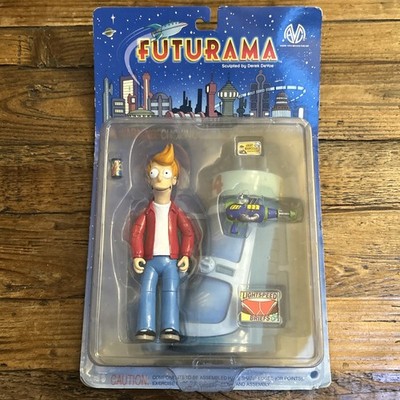 NEW & SEALED! Vintage Moore Collectibles Futurama Fry Action Rare Figure On Card