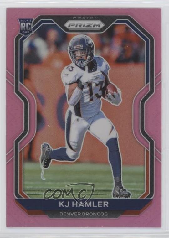2020 Panini Prizm Rookie Pink Prizm KJ Hamler #315 pm6