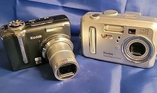 2 Vintage Kodak Digital Cameras For Parts Or Repair EasyShare CX7430 Z1285