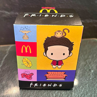 McDonald s FRIENDS Ross Geller mit Marcel   Sammelfigur 2025   NEU & OVP