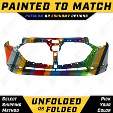 New Painted To Match Front Bumper Cover Replacement For 2019-2025 Mazda 3 Sedan