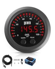 150PSI Oil Pressure Gauge Kit with 1/8NPT Electronic Sensor & Mounting Bracke...