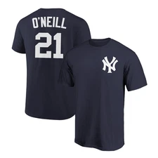 Paul O'Neill T-Shirt New York Yankees Player Name and Number Soft Jersey Tee