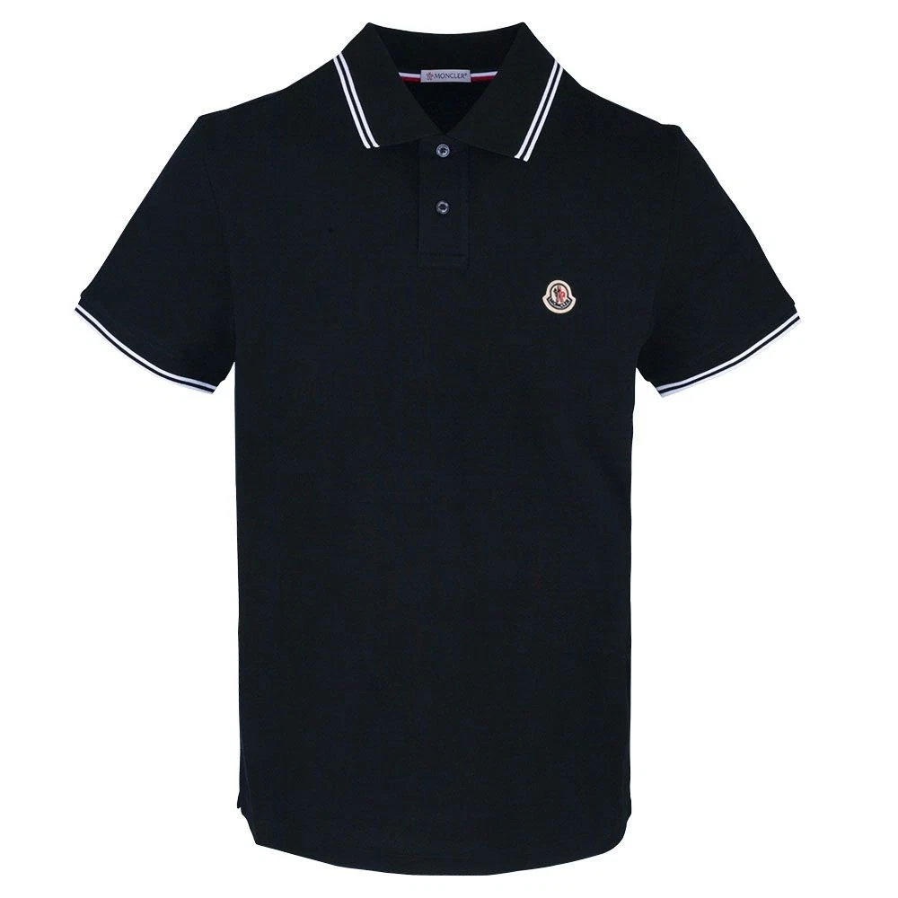 T shirt Moncler con colletto logo 8A00025 84556 77X 72510224