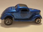 Vintage Hot Wheels Redline Custom '36 Ford Blue Opening Trunk USA