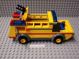 Lego City Airport Fire Truck Vehicle (Incomplete partial build from #7891)