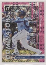 2020 Panini Donruss Dominators Pink Fireworks Jorge Soler #D-7 n1u