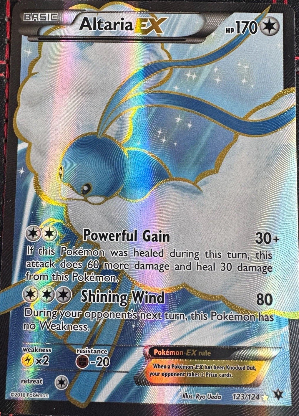 Pokémon TCG Altaria EX 123/124 Fates Collide Full Art Holo Ultra Rare ENG