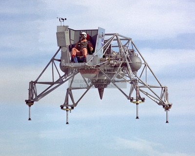 JOE WALKER PILOTS LUNAR LANDING RESEARCH VEHICLE LLRV 1967 NASA 8X10 PHOTO