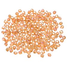 250pcs 6mm Bicone Glass Crystal Beads, Faceted Beads Wine Red