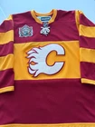 VTG REEBOK Calgary Flames 2011 blank Heritage Classic Hockey Jersey mens Small S