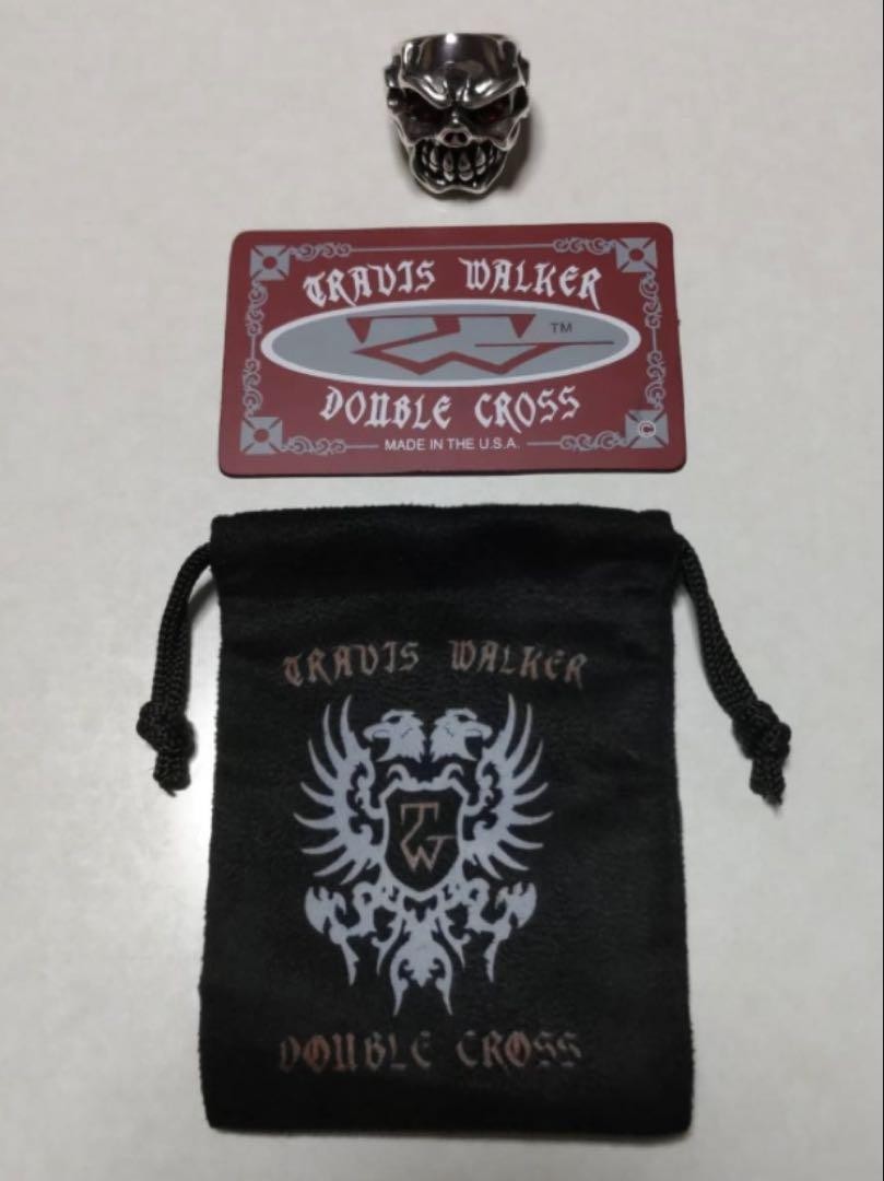 Travis Walker Chomp Skull Ring #1018 - image 8