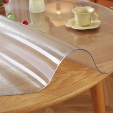 LovePads Round Frosted Table Cover Protector 42 42" Round , 2mm