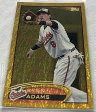 2012 Topps Series 2 Baseball Ryan Adams Baltimore Orioles Gold Sparkle #520