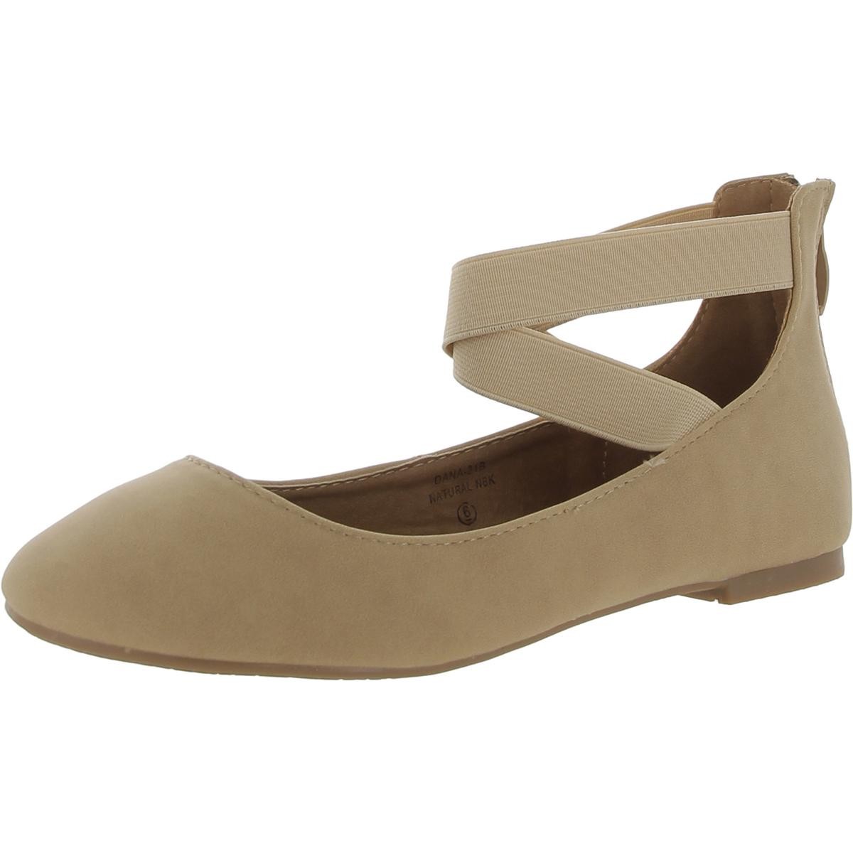 Женские балетки Dana бежевого цвета из искусственной кожи Bella Marie, 6 средних размеров (B,M) BHFO 7838