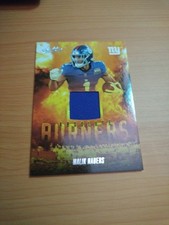 2025 Absolute Football Malik Nabers Absolute Burners White Patch B