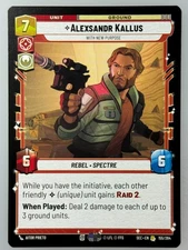 Star Wars Unlimited - Alexsandr Kallus 155