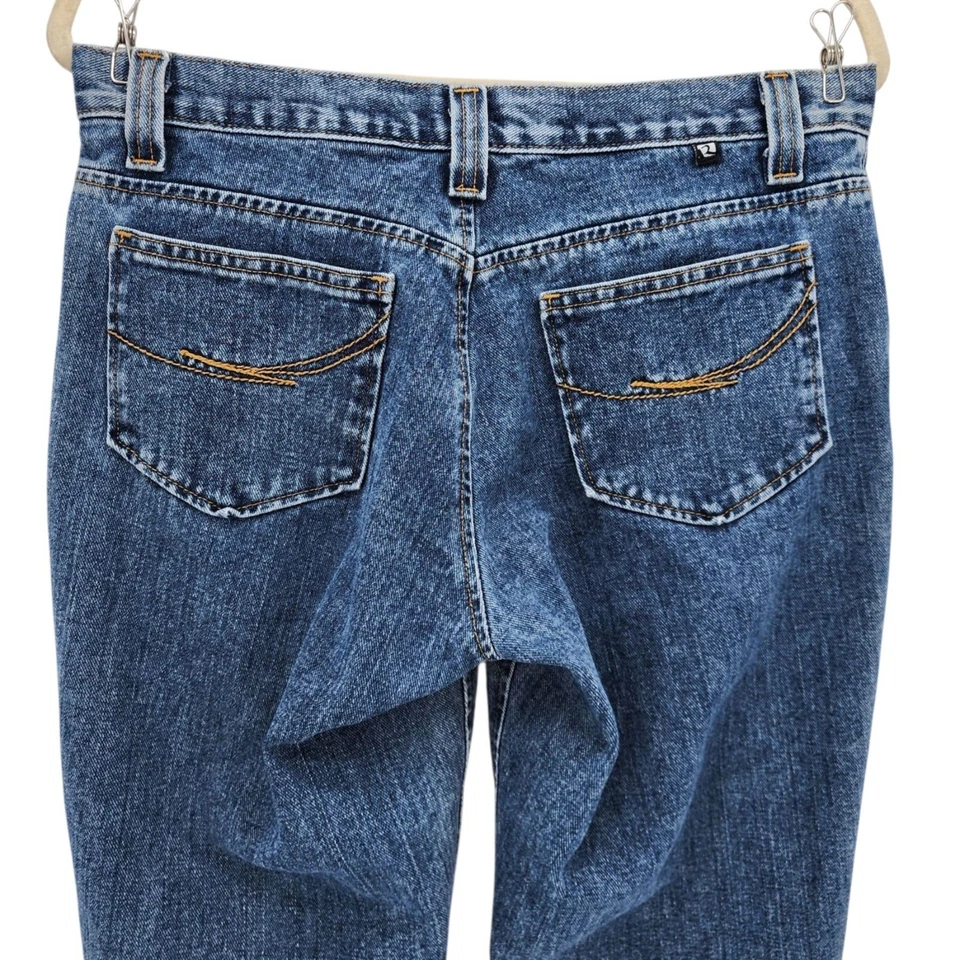Vintage Rockies Womens 10 Jeans Relaxed Low Rise Bootcut Distressed Western Y2K - Image 4 of 4