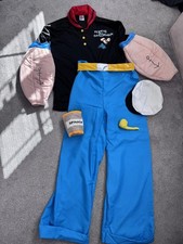 Men's Popeye the sailor man dressing up outfit and accessories Costume Halloween