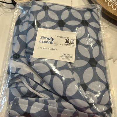 Simply Essential Shower Curtain EXTRA LONG - 72''W x 96''L -