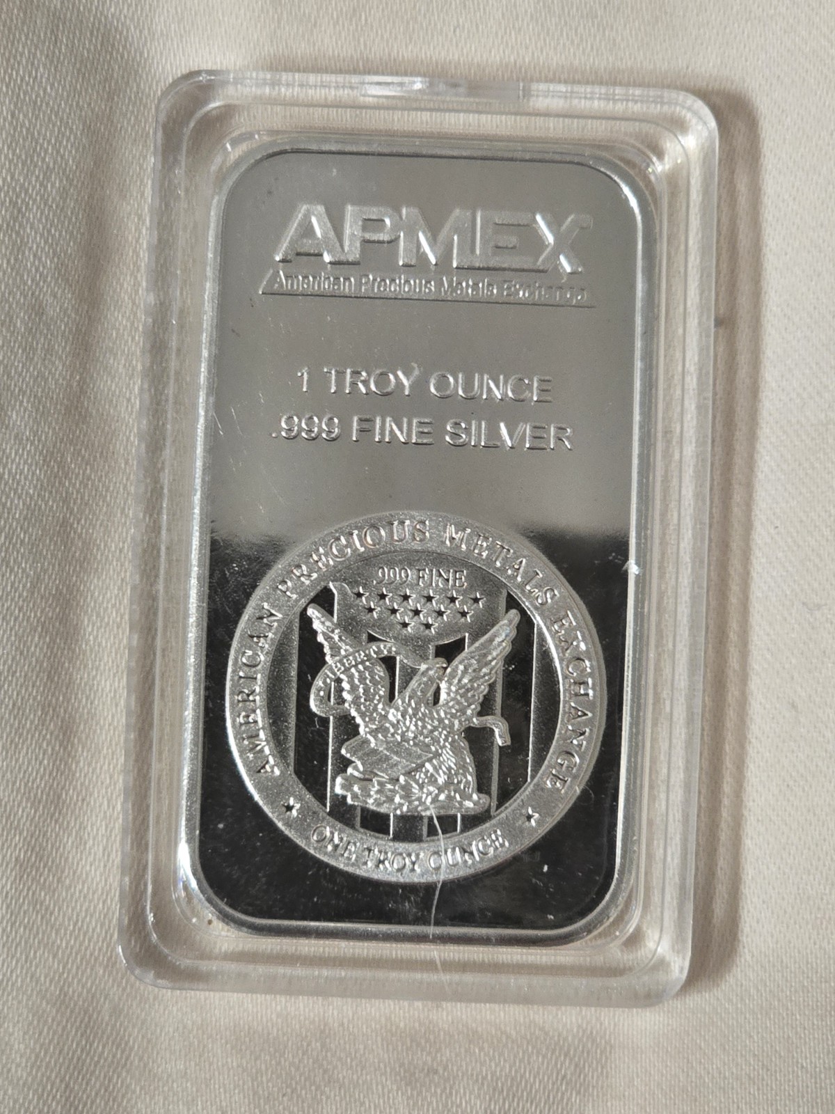 APMEX 1 Oz Bar Silver Plated *Please See Description*