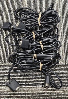 Lot of 6 VGA Cord Full HD 1080p SVGA Male VGA to VGA Cable PC HDTV Monitor Cable