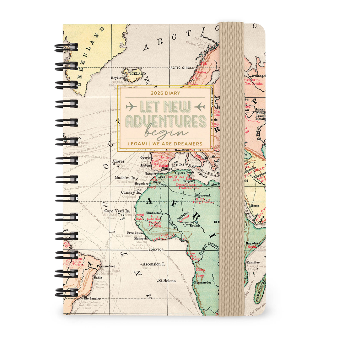 Agenda 12mesi Settimanale Spiralata Small Bo Travel 2026 | Legami