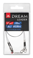 Mikado Leader - Dream Leader - Titanium 1X7 20Cm/20Lb/9Kg 2 Stk.