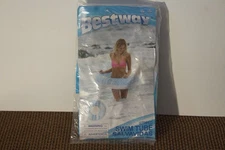 BIP Bestway Striped Swim Tube 36" Blue Ring Float Inflatable