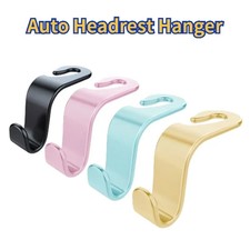 4Pcs Clips Car Seat Hook Auto Headrest Hanger Bag Holder for Car Bag Purse New